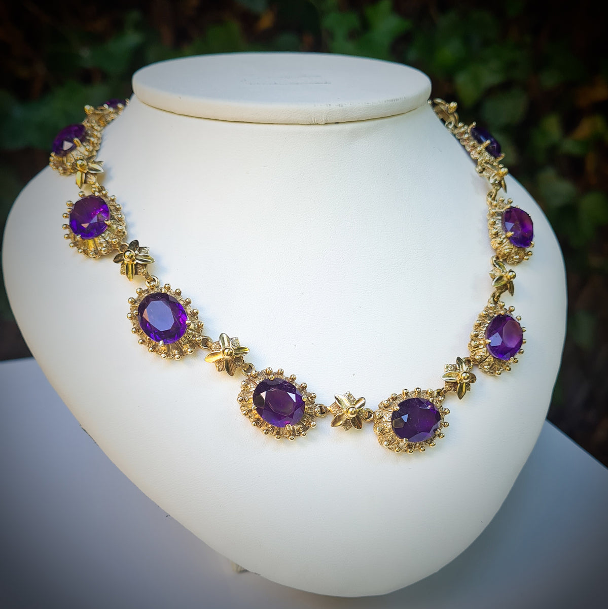 Vintage Amethyst Necklace