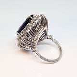 Amethyst & Diamond Dress Ring