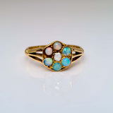 Antique Opal and Diamond Ring