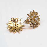 Starburst Pearl Stud Earrings