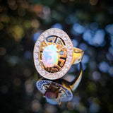 Opal & Diamond Dress Ring