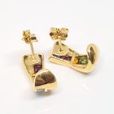 Multi Sapphire Earrings