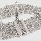 Diamond Buckle Design Multi-Chain Bracelet