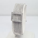 Diamond Buckle Design Multi-Chain Bracelet