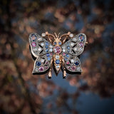 Vintage Russian Butterfly Brooch