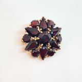 Vintage Garnet Brooch