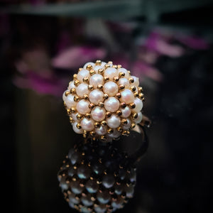 Vintage Pearl Bombé Ring