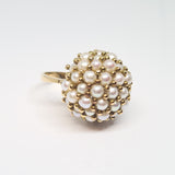 Vintage Pearl Bombé Ring