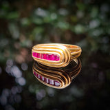 Ruby-Set Garrard Ring