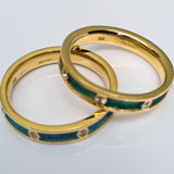 Enamel & Diamond Stacking Rings