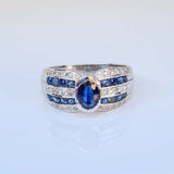 Sapphire and Diamond Dress Ring