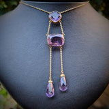 Amethyst Pendant Necklace