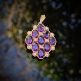 Vintage Amethyst & Pearl Pendant